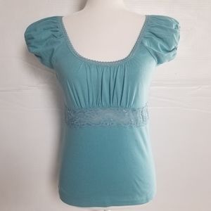 CATO WOMENS PLEATED TOP